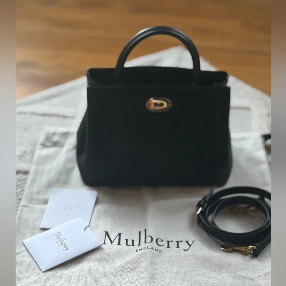 Mulberry Black Islington Leather Tote - Picture 2 of 13